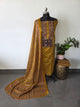 Pure ajrakh cotton with gamthi neck work salwar - AS25