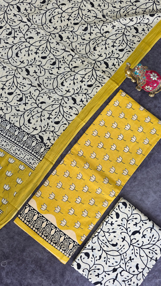 Handblock jaipuri pure cotton set -JA913