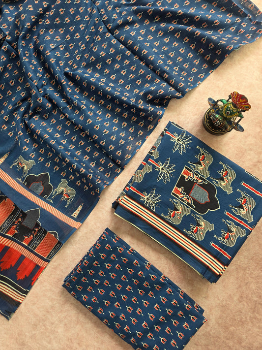 Jaipuri pure cotton set - ZG17