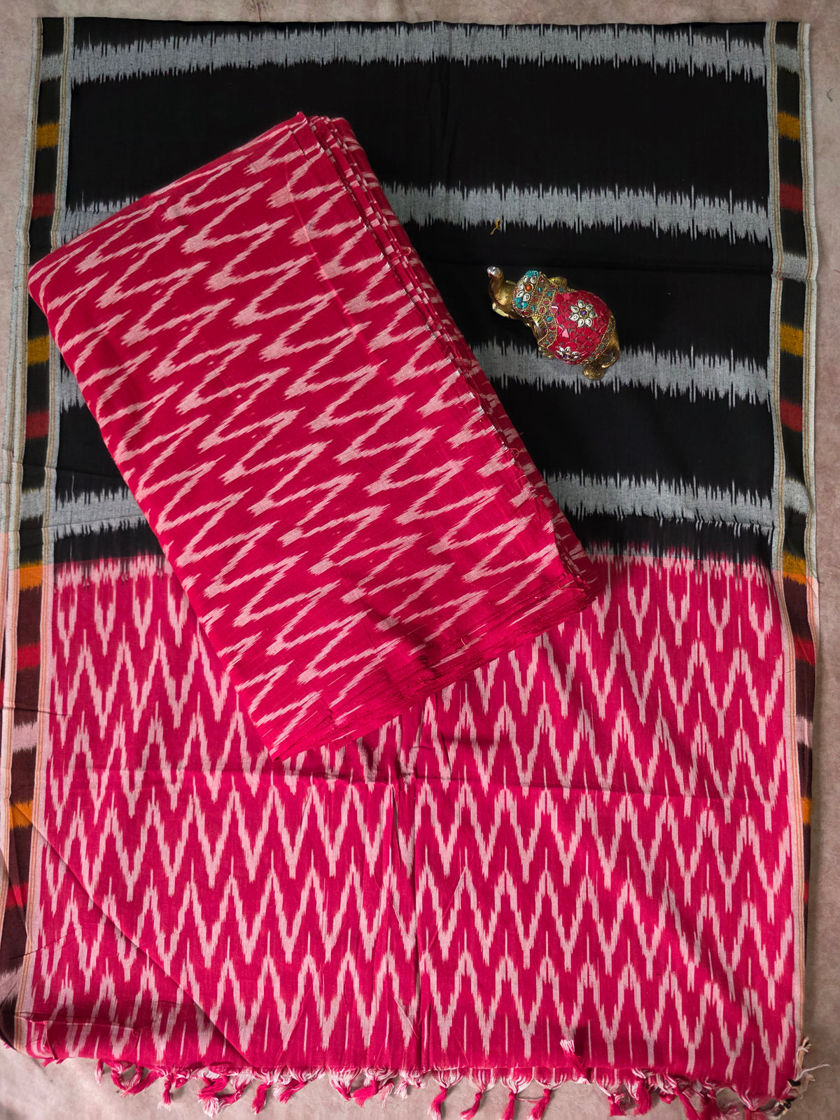 Pochampally ikkat cotton set -WW342