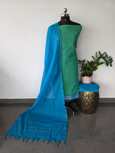 Pure south cotton with kanchi border set - HA63