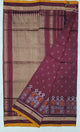 Handloom Mulbery ikkat border pattu saree- WW894