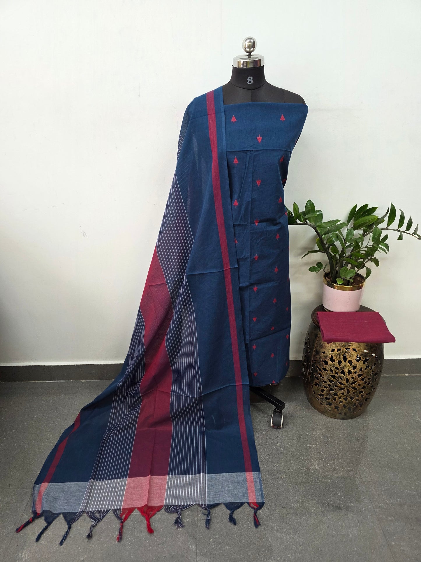 Pure south cotton salwar set with butta - HA70