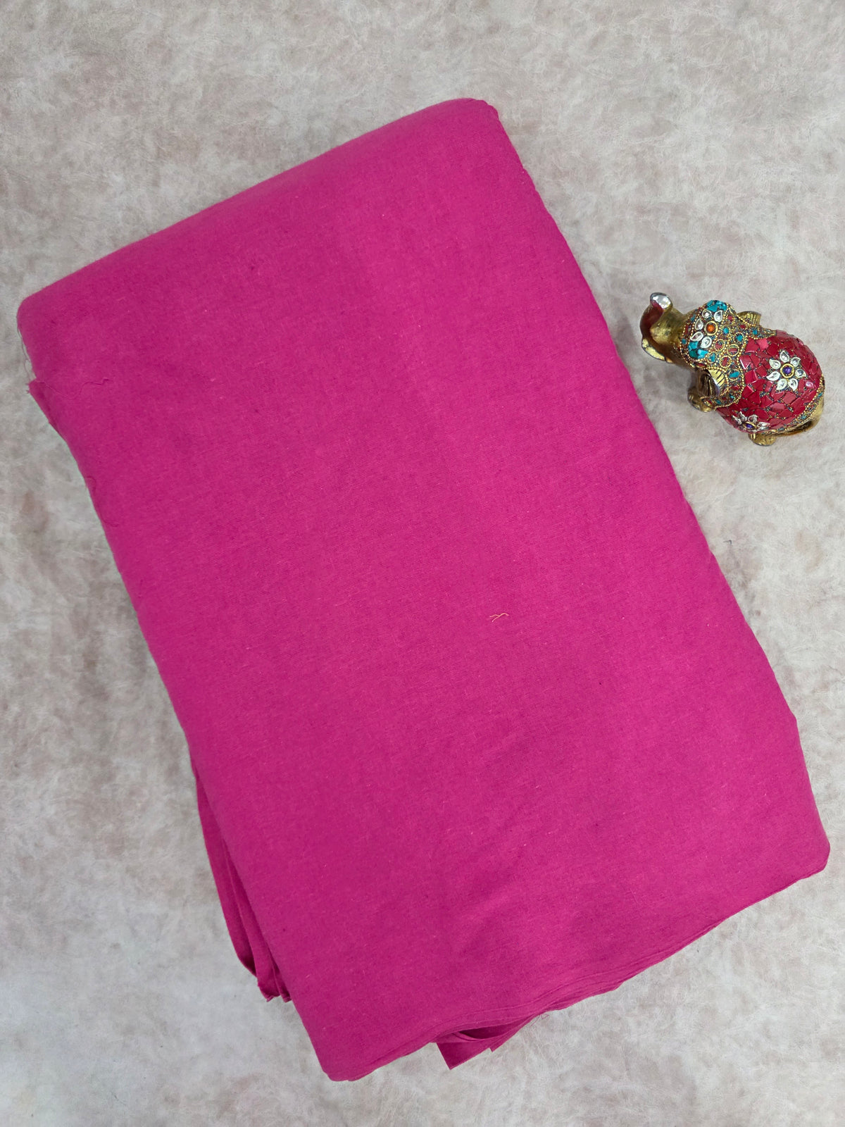 Plain ikkat cotton fabric-WW386