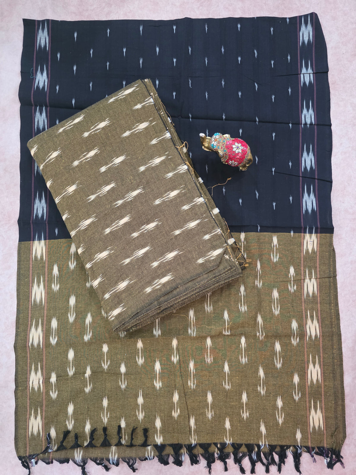 Pochampally ikkat cotton set -WW331