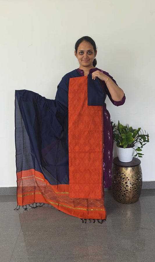 Pochampally full ikkat sico set - SA54