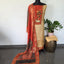 Penkalamkari inspired Muslin silk set-VM50