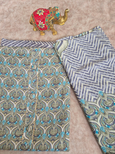 Fancy silk cotton set - CLA197