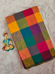 Madras kattam prewashed textured running material ( 0.5 mtrs ) (4 inches*4 inches) - MD51