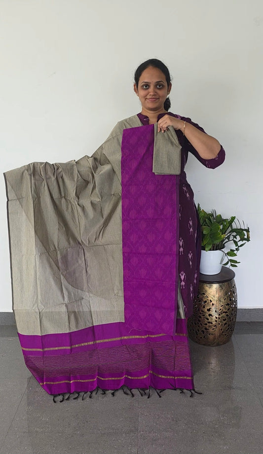 Pochampally full ikkat sico set - SA53