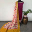 Handloom mangalagiri silk top with pure mangalagiri digital silk shawl - ML40
