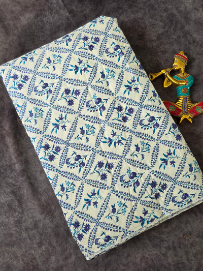 Jaipuri pure cotton running material -JA865