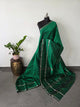 Premium checked semi mangalagiri pattu saree - MAA156
