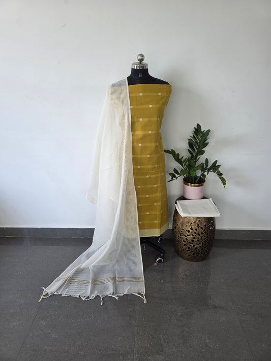 Pure handloom cotton set  - WH23