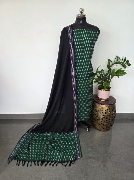 Pochampally ikkat cotton set - KK167
