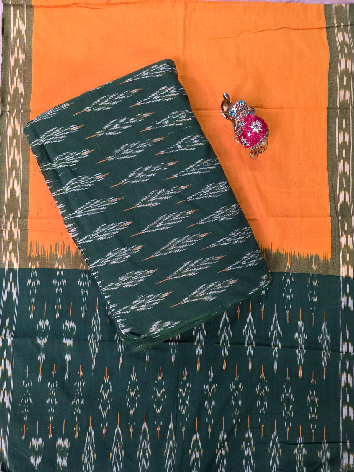 Pochampally ikkat cotton set -WW354