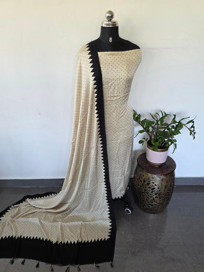 Handcrafted ajrakh modal silk set -HZ314