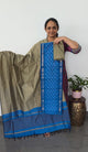 Pochampally sico set with ikkat damn - SD519