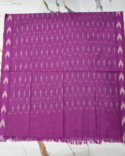 Ikkat cotton stole (2.00 mtrs)- WW733