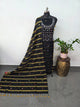 Handcrafted Mirror work cotton bhujodi salwar set - BB394