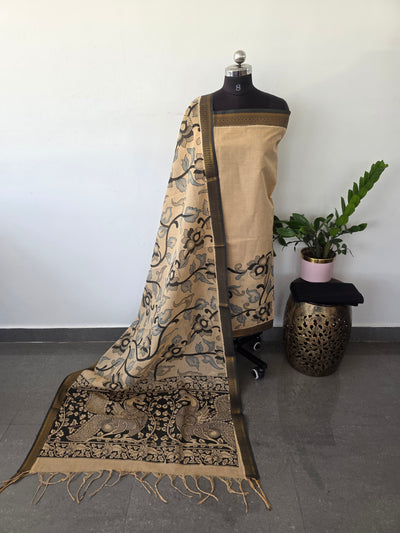 Fusion mangalagiri cotton with kalamkari salwar - AK83