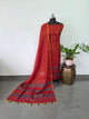 Premium mul khadi zari lines salwar set - MUL291
