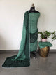 Handcrafted bandhani cotton set  -B166