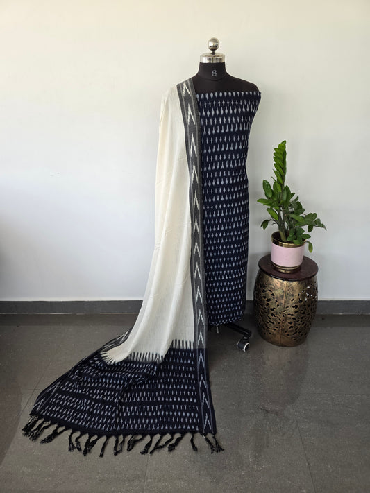 Pochampally ikkat cotton set - KK76