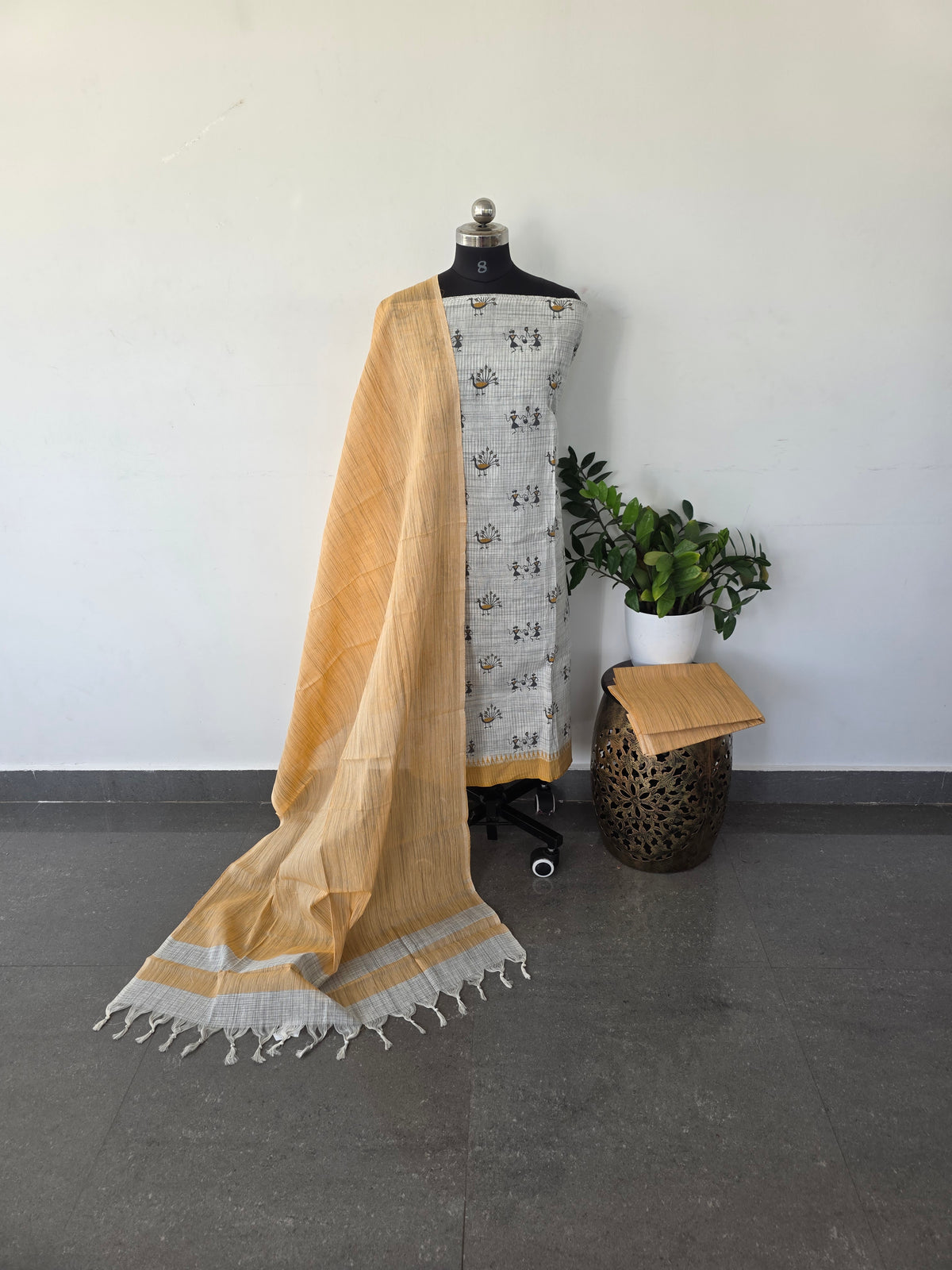 Warli pure cotton set - CLA206