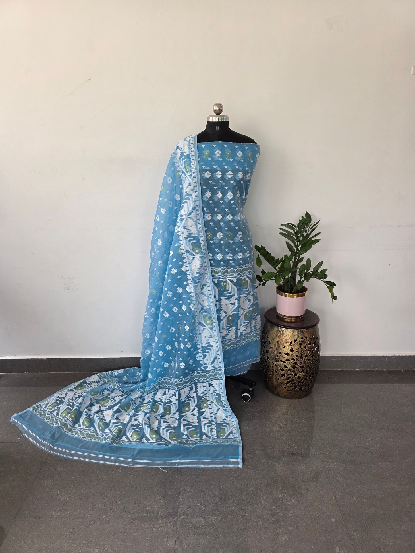 Jamdhani silk cotton set  - 40