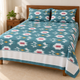 Warp ikkat bed sheets (90*108 2/40s bedsheet with pillow) -WW669