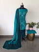 Handcrafted bandhani cotton set  -B185