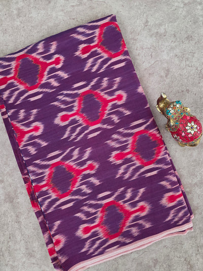 Indo ikkat cotton running material - MZ284