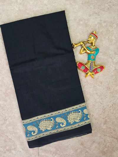 Handblock Jaipuri pure cotton saree - JA541