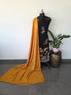 Penkalamkari inspired Chennuri kalamkari silk set - AK62