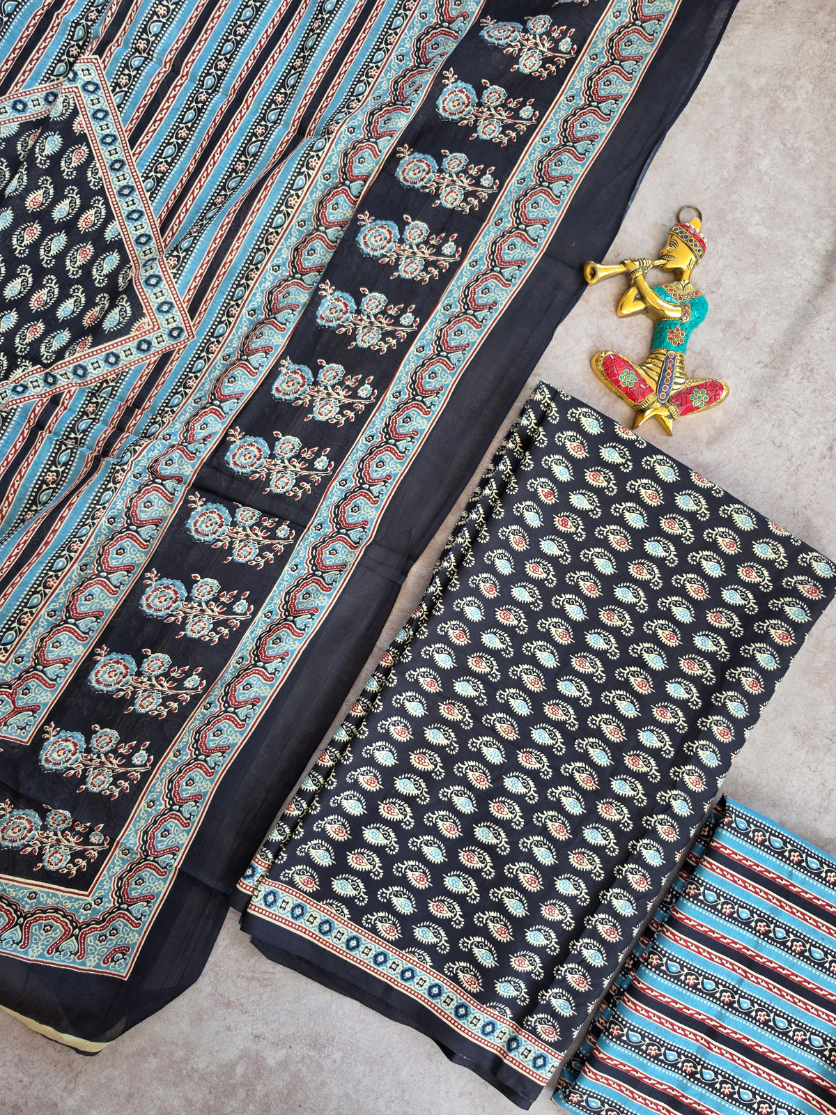 Jaipuri cotton salwar set - JA609