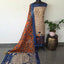 Kalamkari katha- Chennuri pure kalamkari silk set - AK380