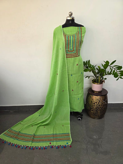 Handcrafted Lambani khadi cotton salwar set -JMM290