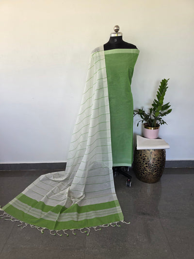 Mangalagiri cotton set with plain border - MAA89