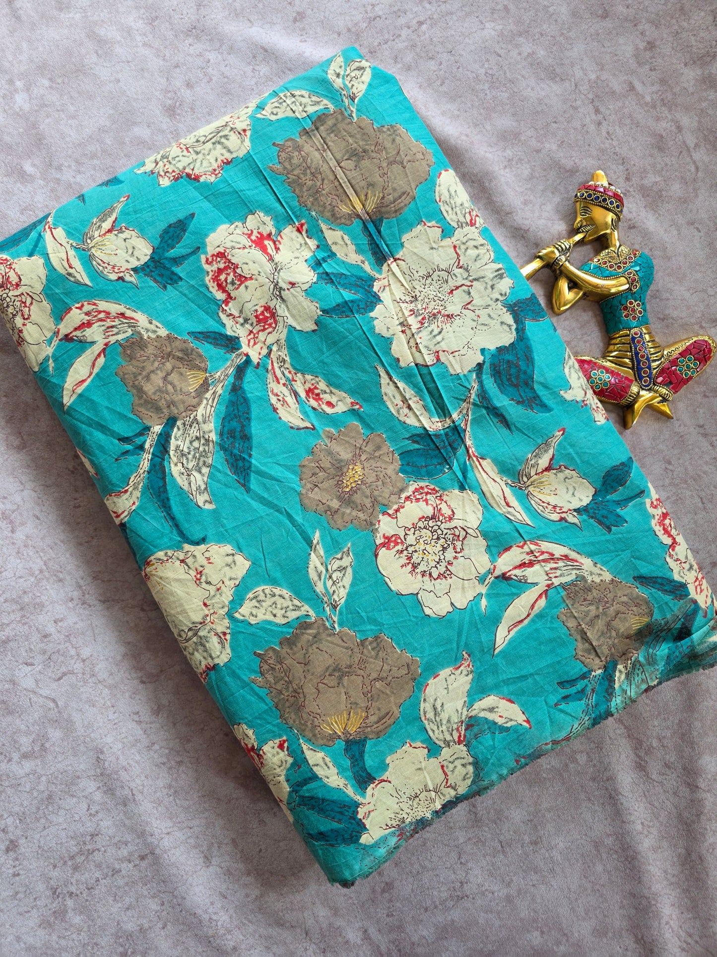 Jaipuri pure cotton running material -JA881