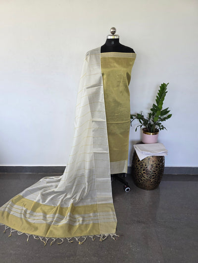 LT Mangalagiri pattu set with big border - MAA54