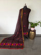 Premium checked handloom linen jamdhani set - JMM349