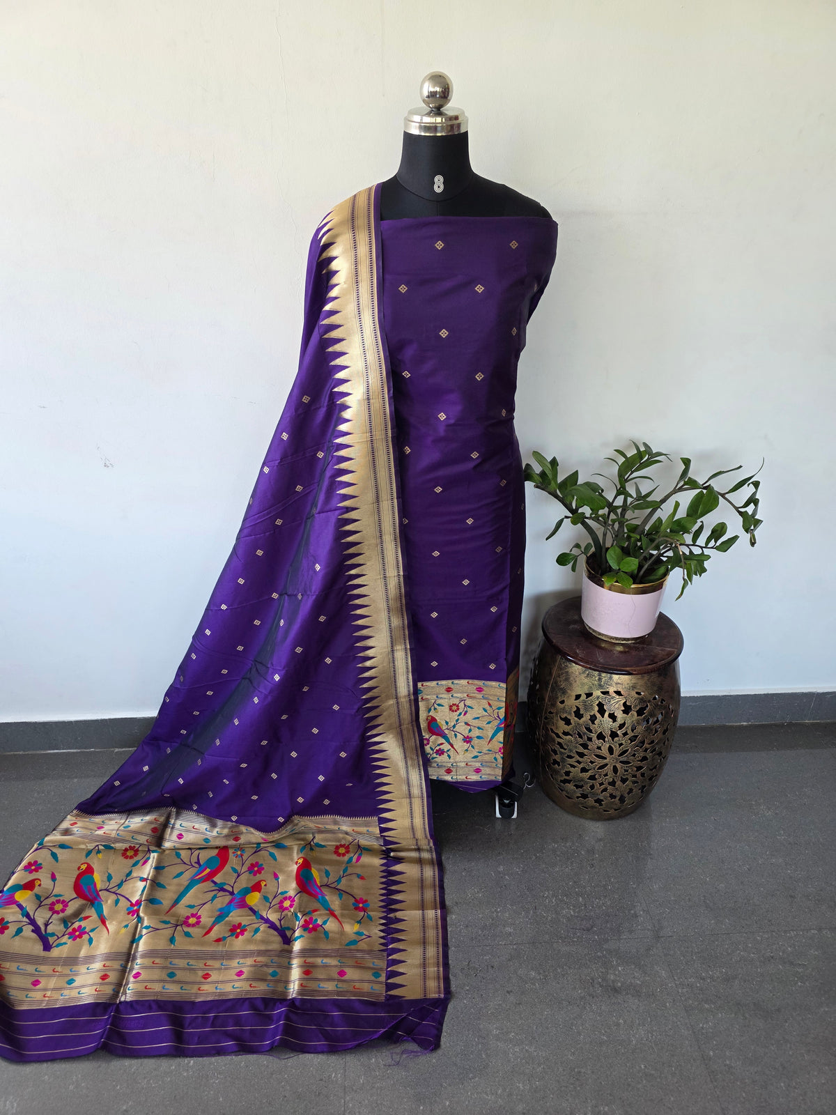Paithani soft silk set -JM32