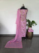 Floral Muslin silk set-VM56