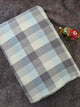 Madras kattam prewashed textured running material (2 inches*2 inches) -MD119
