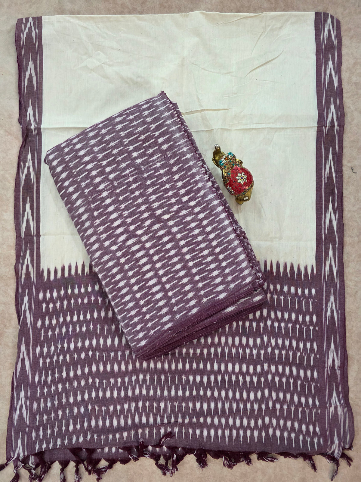 Pochampally ikkat cotton set -WW308