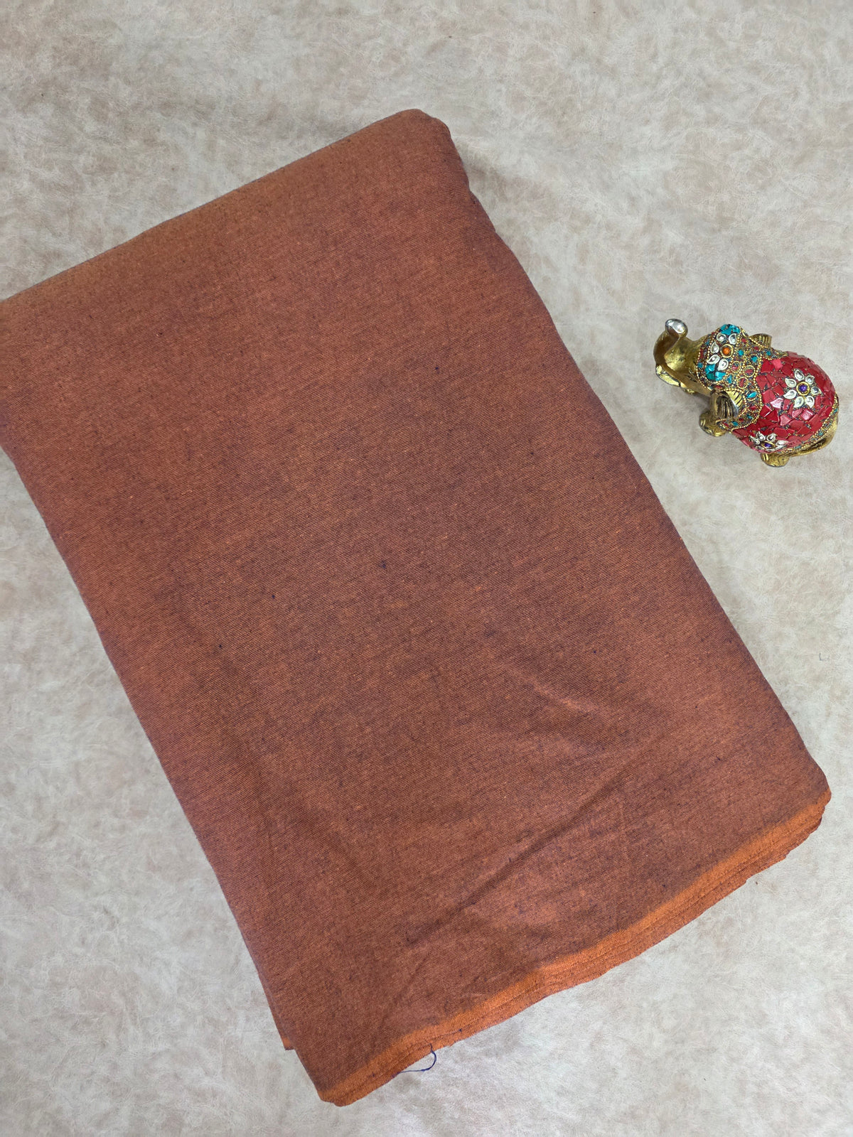 Plain ikkat cotton fabric-WW377