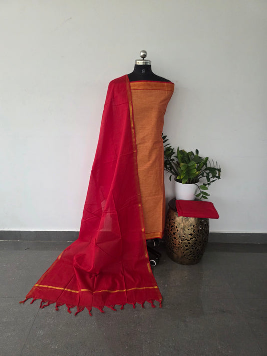 Pure handloom cotton set  -366