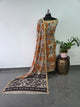 Handcrafted Kota kalamkari set (2 pc set) - AK317