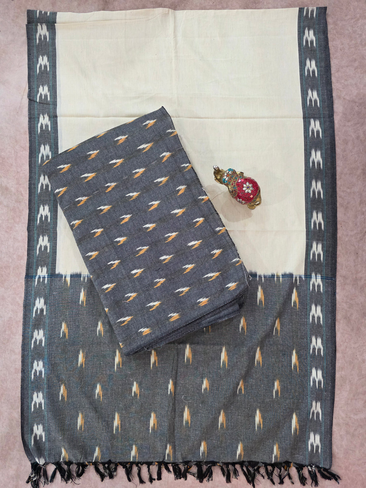 Pochampally ikkat cotton set -WW332